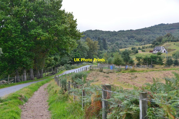 Photo 6"x4" Minor road near Balbeg Bunloit c2016