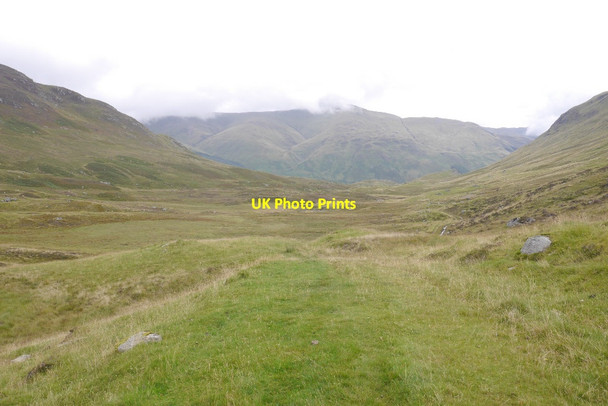 Photo 6"x4" Looking down Gleann D\u00c3\u00a0-Eig Camusvrachan c2016