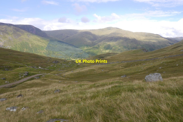 Photo 6"x4" View out of Gleann D\u00c3\u00a0-Eig Camusvrachan c2016