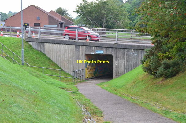 Photo 6"x4" Underpass below General Booth Road, Inverness Inverness c2016