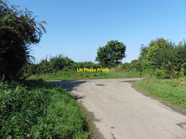 Photo 6"x4" T junction at the end of Greenway Lane Shepton Beauchamp c2016
