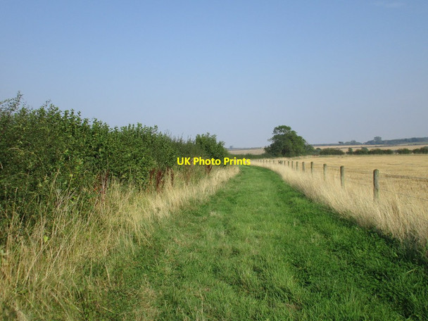 Photo 6"x4" Bridleway to The Drift Saltby c2016