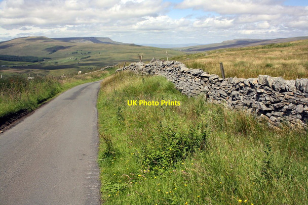 Photo 6"x4" Dry stone wall beside the Coal Road on Garsdale Common Garsdale Head c2016