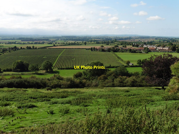 Photo 6"x4" View to the west from Ham Hill Little Norton c2016