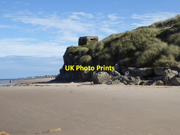 Photo 6"x4" Pillbox at Covesea Point Covesea c2016