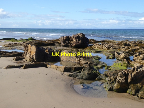 Photo 6"x4" Coastal rocks at Covesea Covesea c2016