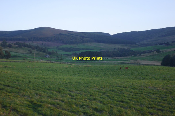 Photo 6"x4" Glencarvie at dusk Strathdon c2016