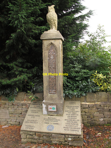 Photo 6"x4" The Rotary Millennium Wall, Calverley Lane Calverley c2016