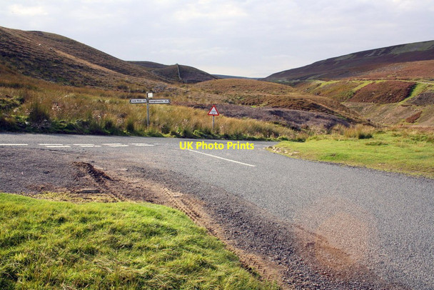 Photo 6"x4" T-junction of minor roads near Surrender Bridge Blades\/SD9898 c2016