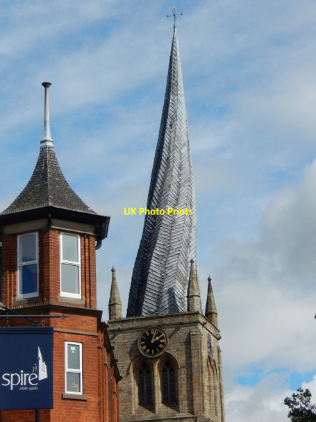 Photo 6"x4" The Crooked Spire, Chesterfield Chesterfield\/SK3871 c2016