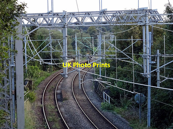 Photo 6"x4" Wires and masts at Stone Stone\/SJ9034 c2016