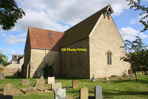 Photo 6"x4" St Giles's Church Little Chesterton c2016
