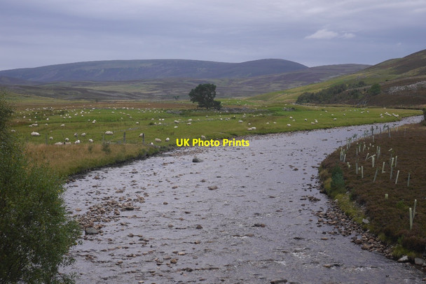 Photo 6"x4" River Gairn, Balnaan Gairnshiel Lodge c2016