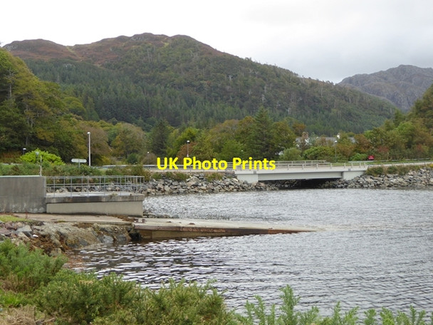Photo 6"x4" Bridge over the mouth of the Abhainn Ghlas, Gairloch Charlestown\/NG8075 c2016