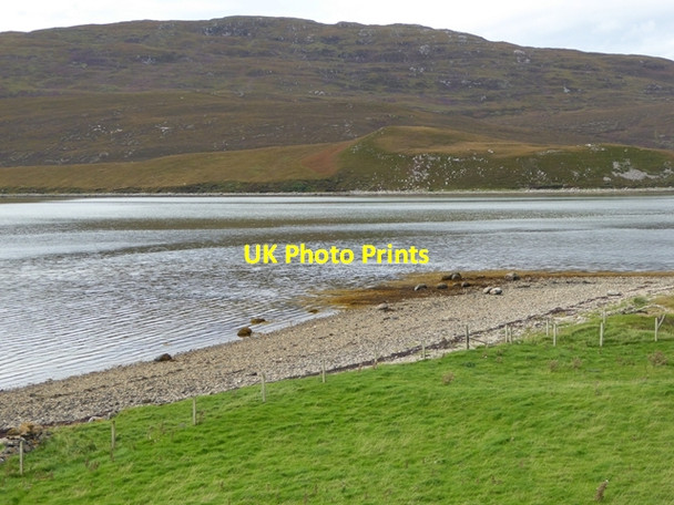 Photo 6"x4" Shingle beach on the Kyle of Durness Balnakeil Craft Village c2016