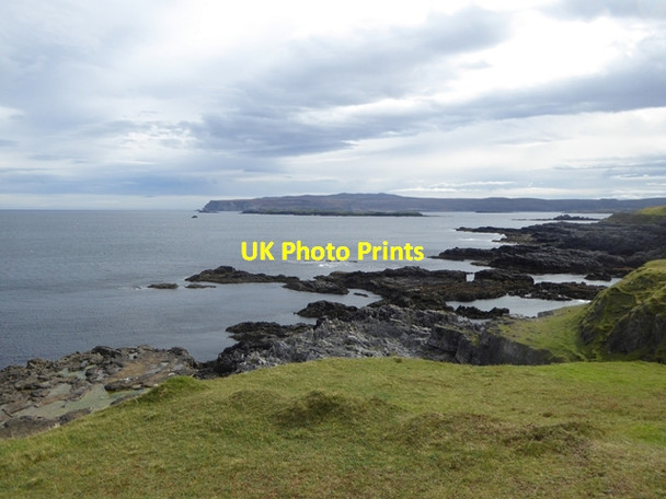 Photo 6"x4" Coast east of Geodha Smoo Leirinmore c2016