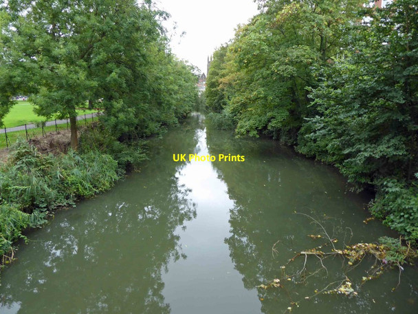 Photo 6"x4" River Leam Royal Leamington Spa c2016