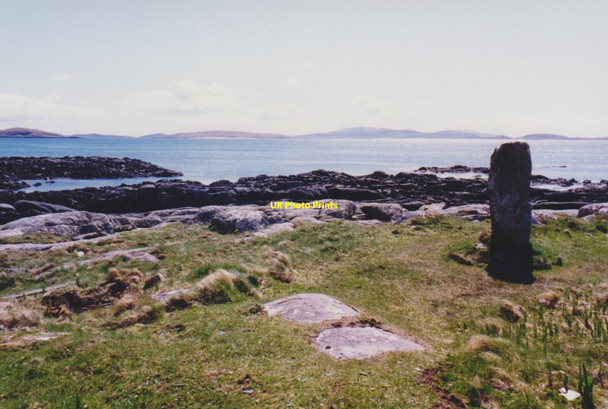 Photo 6"x4" Standing stone, Pollachar Cille Bhr\u00ecghde c1995