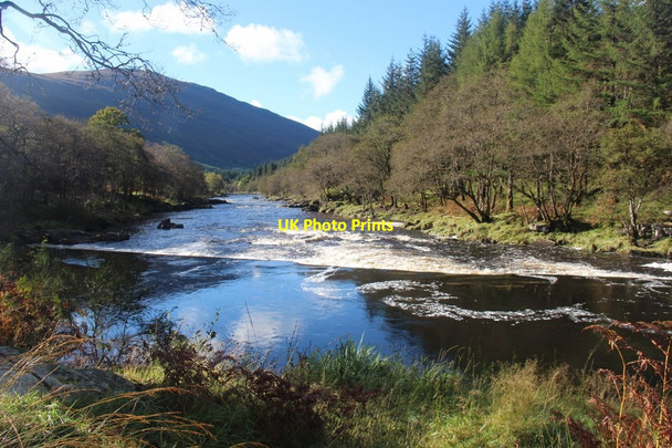 Photo 6"x4" Weir on the River Orchy River Orchy c2016