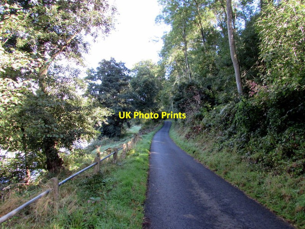 Photo 6"x4" Minor road from Hole-in-the-Wall to How Caple Hole-in-the Wall c2016