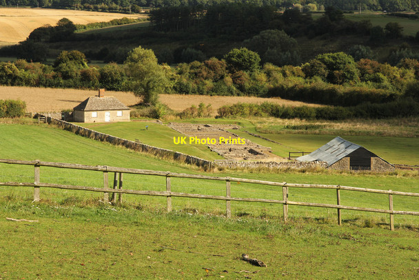 Photo 6"x4" North Leigh Roman Villa East End\/SP3914 c2016