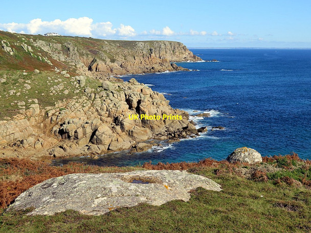 Photo 6"x4" Coastline east of Porthgwarra Porthgwarra c2016