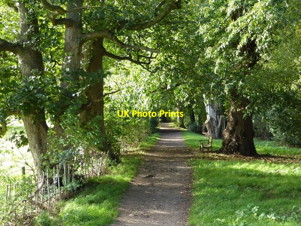 Photo 6"x4" Wooded path to Baddesley Clinton church Baddesley Clinton\/SP2072 c2016