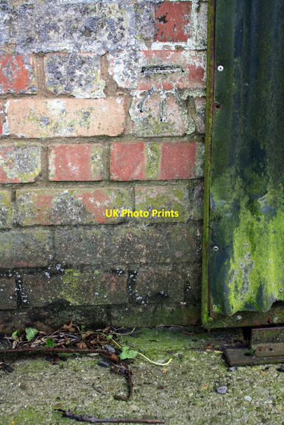 Photo 6"x4" Benchmark on Stone House Farm building Cold Overton c2016