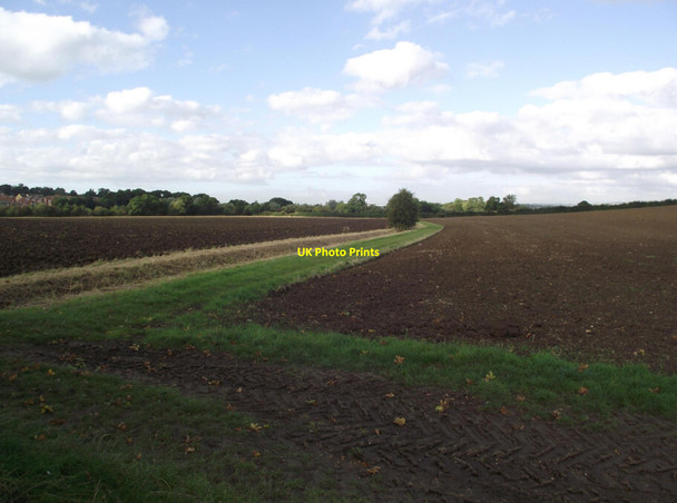 Photo 6"x4" Bridleway from Hamilton Lane to Barkby Thorpe Road Barkby c2016