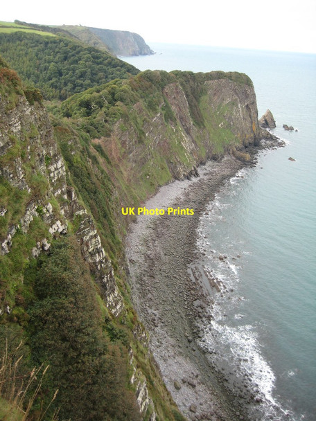 Photo 6"x4" Cliffs below Galantry Bower Mouth Mill c2009