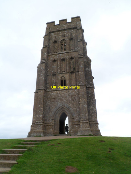 Photo 6"x4" St Michael's Tower on Glastonbury Tor, Glastonbury Glastonbury c2016