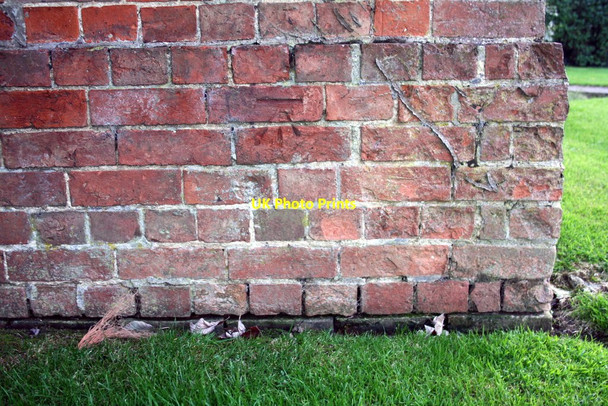 Photo 6"x4" Benchmark on house at 'Lower Leesthorpe' Leesthorpe c2016
