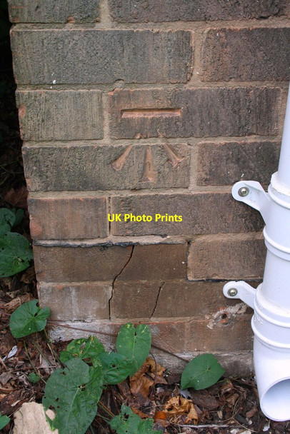 Photo 6"x4" Benchmark on Faraday AA, Loughborough University Campus Loughborough c2016
