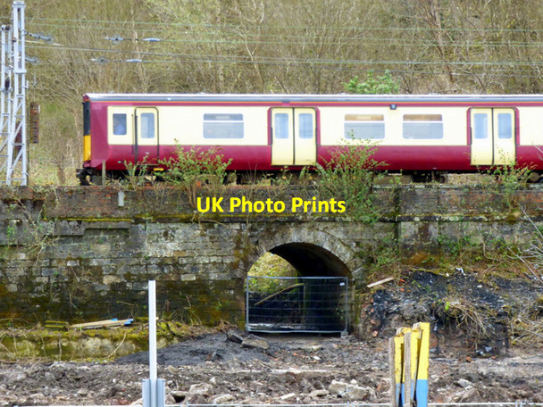 Photo 6"x4" Railway arch at Bay Street Port Glasgow c2016