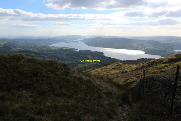 Photo 6"x4" A View over Windermere from Wansfell Ambleside c2016