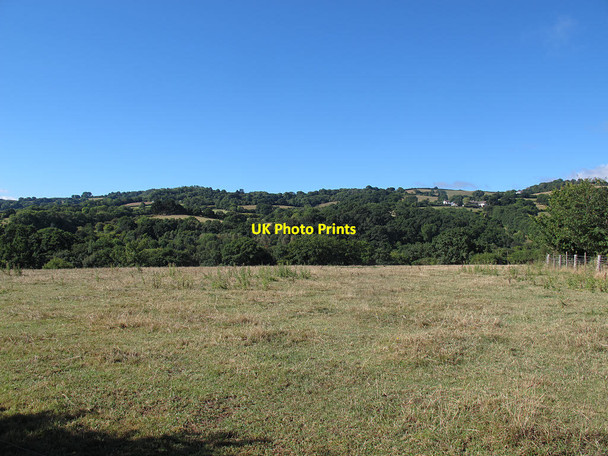 Photo 6"x4" View west across the Teign Valley Bridfordmills c2016