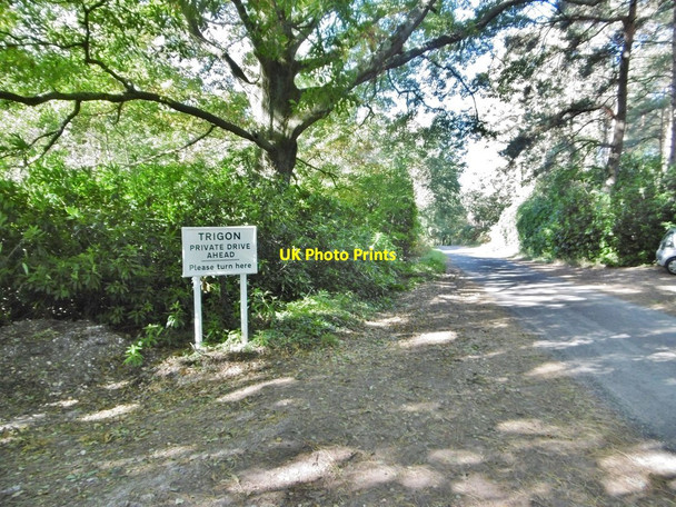 Photo 6"x4" Wareham, notice Cold Harbour\/SY9089 c2016