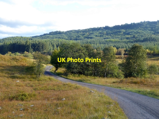 Photo 6"x4" The road down Glen Loy Muirshearlich c2016