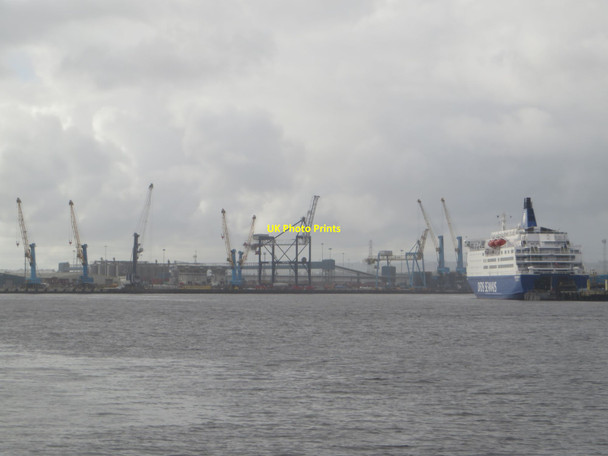 Photo 6"x4" View upstream from South Shields Ferry Landing Meadow Well c2016