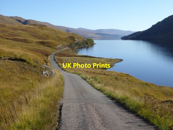 Photo 6"x4" The switchback road along the north shore of Loch Arkaig Loch Arkaig\/NM9991 c2016