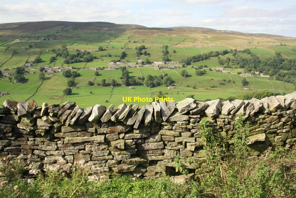 Photo 6"x4" View over High Lane wall towards Windy House Low Row\/SD9897 c2016
