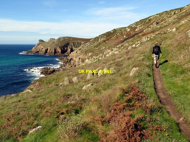 Photo 6"x4" Coastal Path at Nanjizal Trevescan c2016