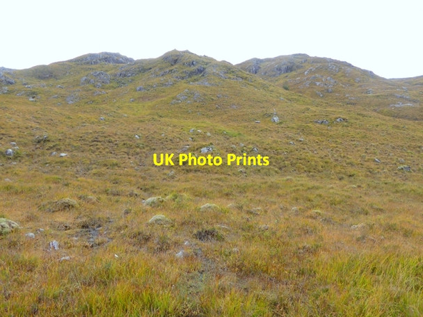 Photo 6"x4" Slopes of Sgurr a'Claidheimh Kinloch Hourn c2016