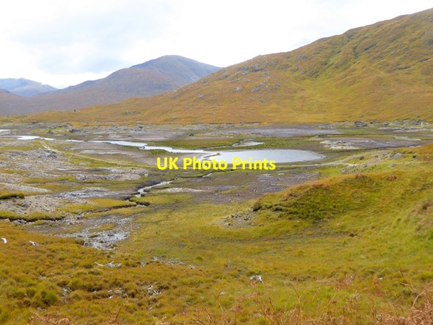 Photo 6"x4" North-west arm of Loch Quoich Coire nan Eiricheallach c2016
