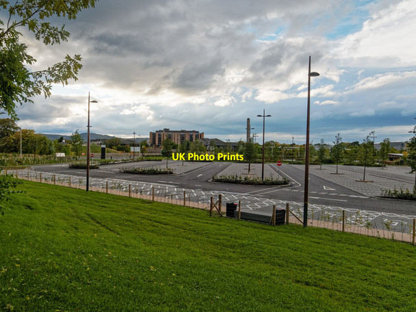 Photo 6"x4" Car park University of the Highlands and Islands, Inverness College Beechwood\/NH6944 c2016