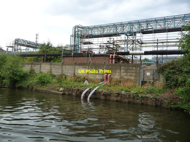 Photo 6"x4" INEOS Runcorn, from the Weaver Navigation [9] Frodsham c2016