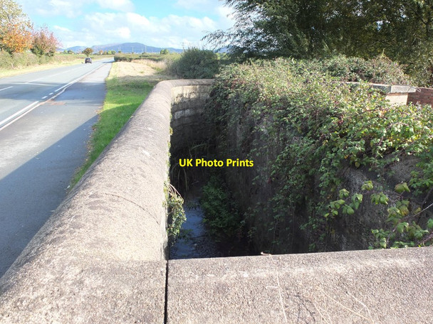 Photo 6"x4" Drainage channel at Sarn Bodelwyddan c2016