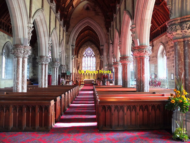Photo 6"x4" Inside the marble church, Bodelwyddan Bodelwyddan c2016