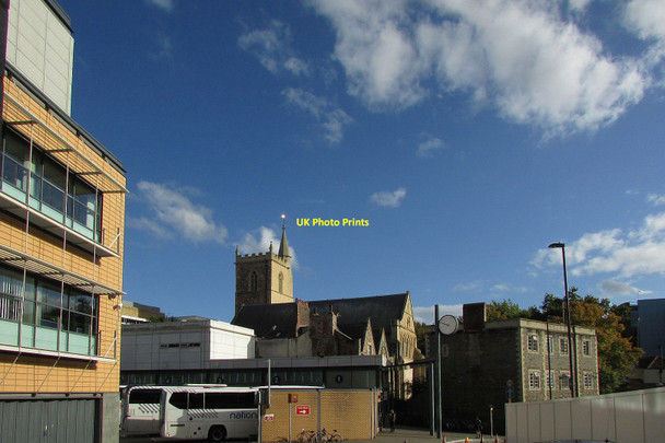 Photo 6"x4" St James's Priory Church and the bus station, Bristol Bristol c2016