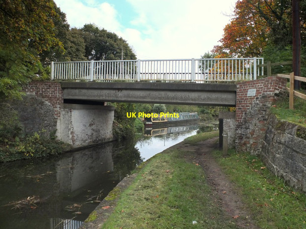 Photo 6"x4" The Trent and Mersey Canal at Little Leigh Lane Acton Bridge c2016